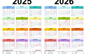 Calendrier Général  FFTT &amp; UFOLEP  2025 / 2026