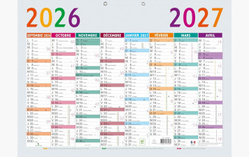Calendrier Général  FFTT &amp; UFOLEP  2026 / 2027